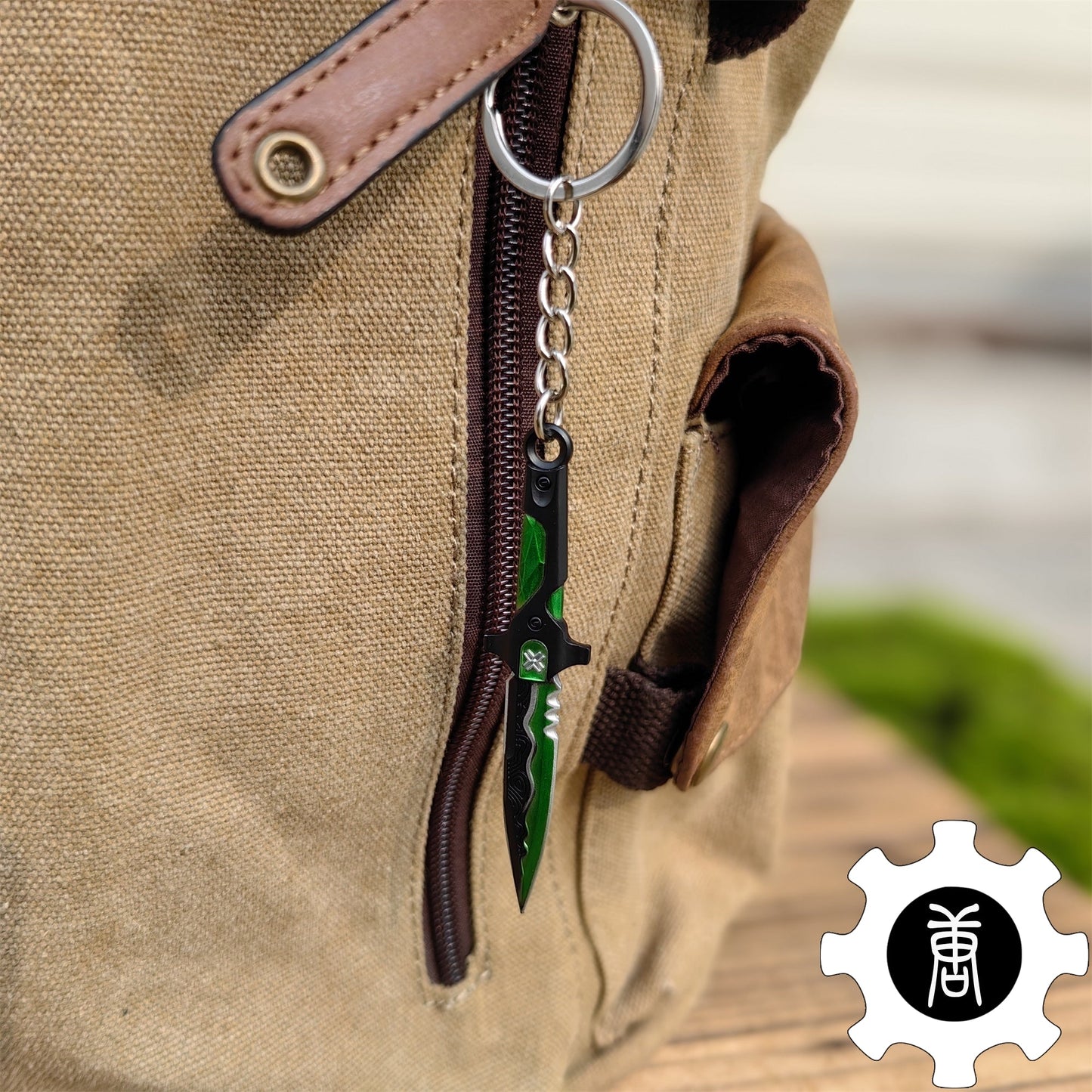 VCT Knife Keychain Backpack Pendant 4 Colors Option