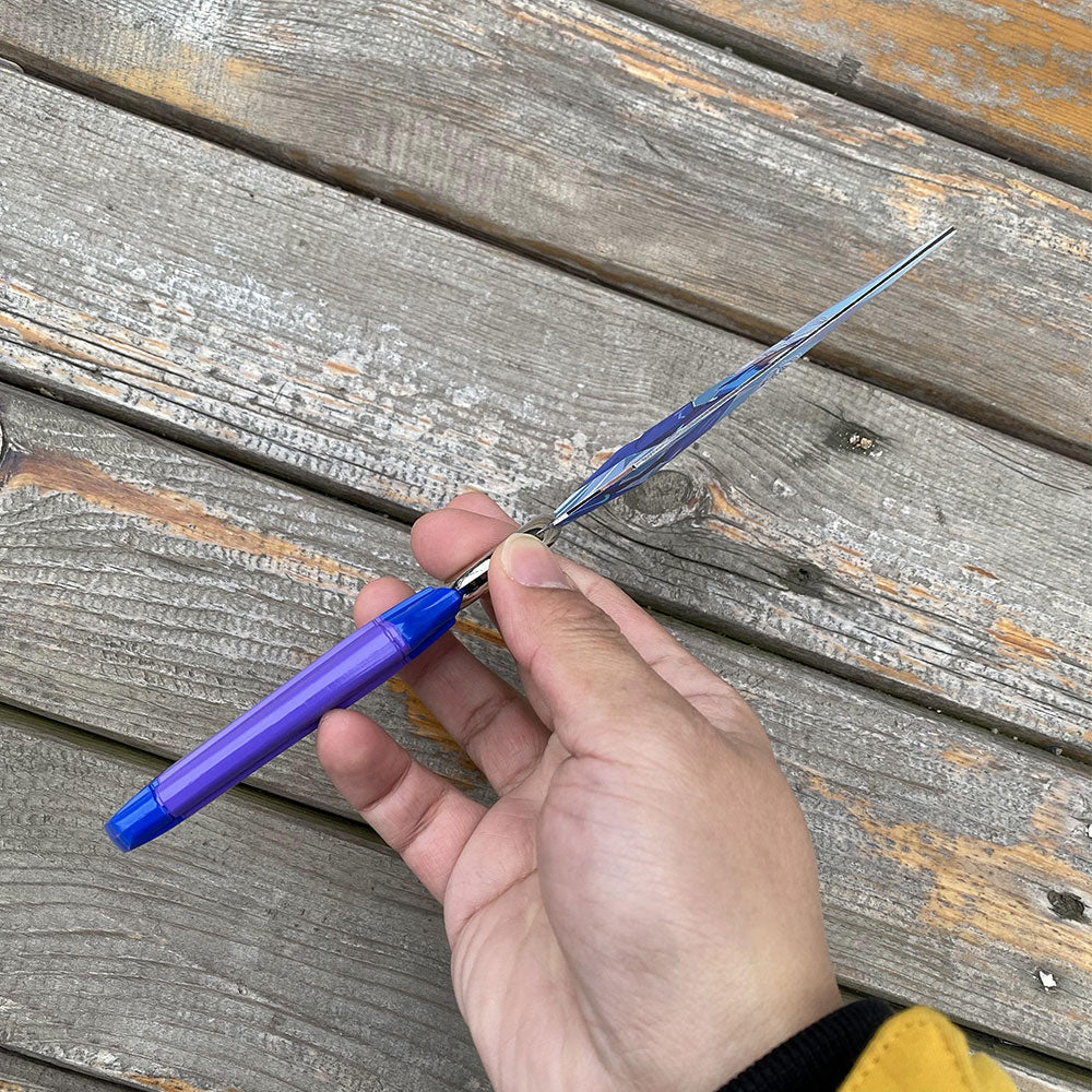 Go Volume No 1 Knife Jett Kunai Life Size Blunt Metal Replica