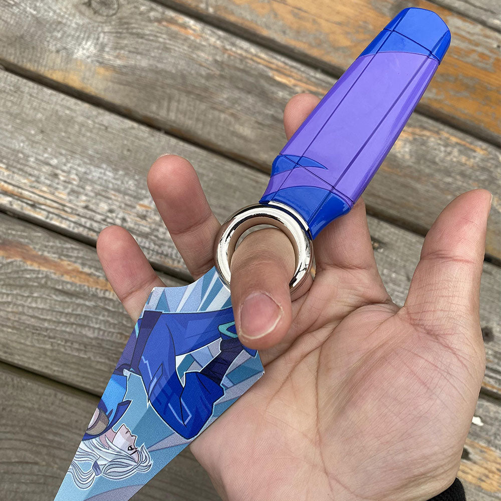 Go Volume No 1 Knife Jett Kunai Life Size Blunt Metal Replica