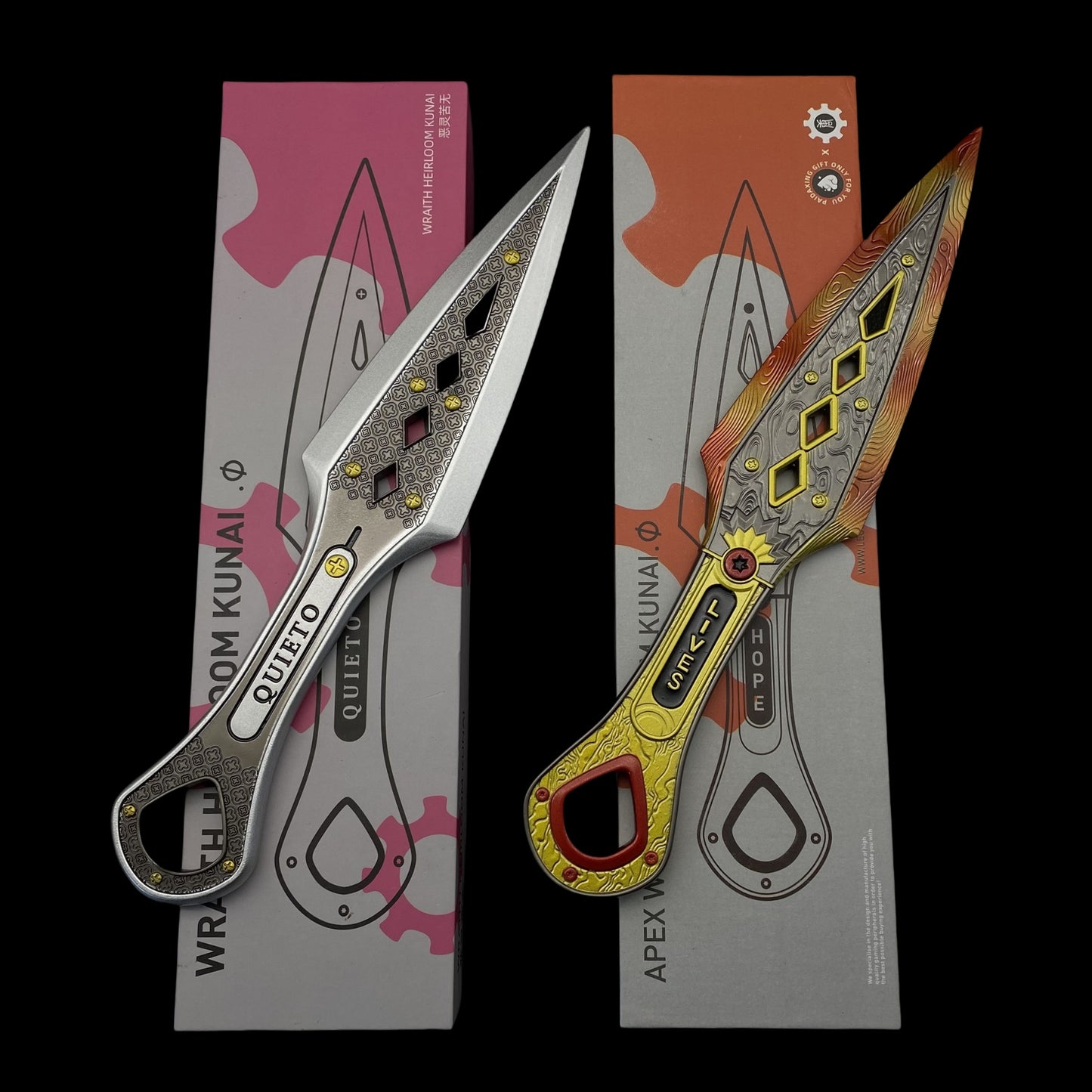 The Most Accurate Wraith Kunai 1:1 Scale Metal Wraith Heirloom
