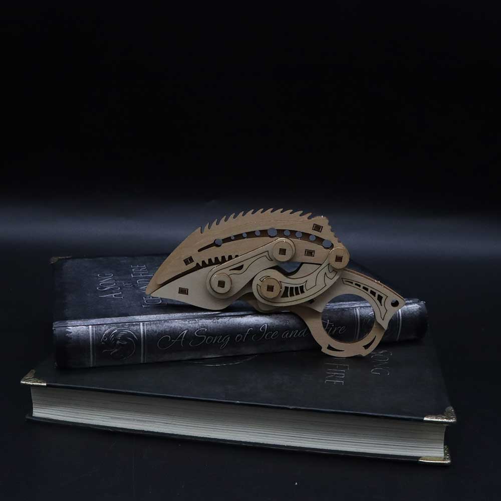 Prime 2.0 Knife Karambit Wooden Kit 3D Puzzle Replica
