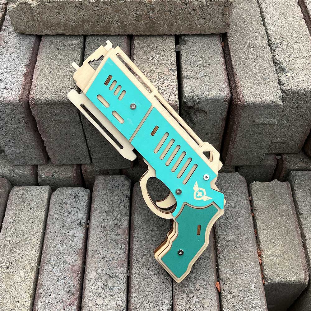 Hunting Eagle 3D Wooden Rubber Band Gun Model Kit