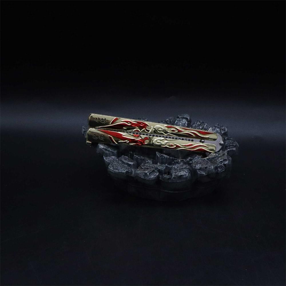 Staff of Homa Butterfly Knife Comb Trainer Replica