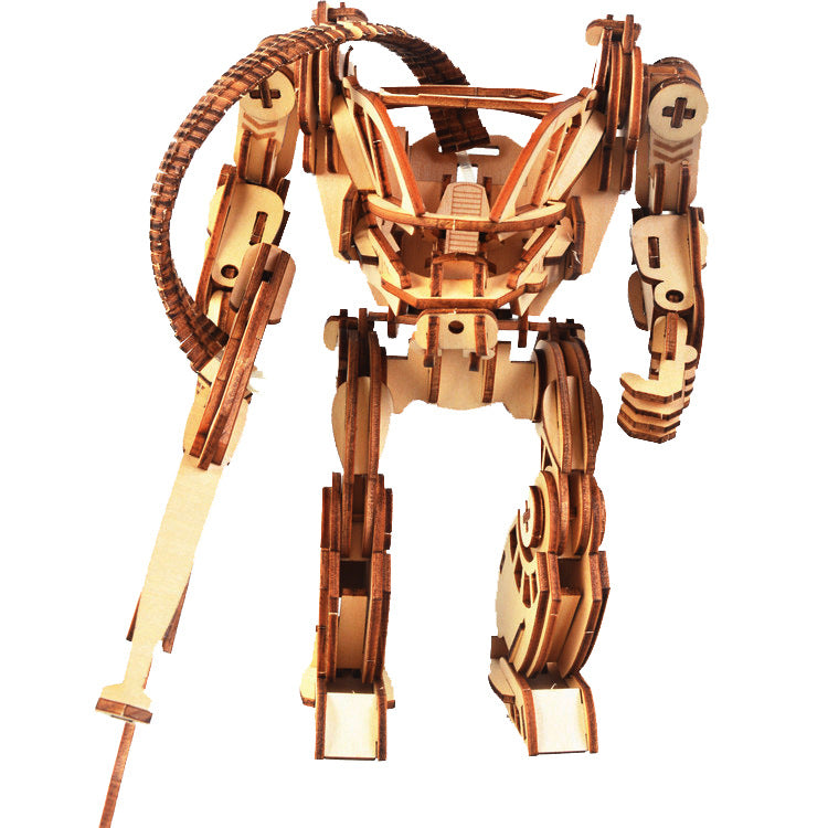 DIY 3D Assemble AMP Powersuit Wooden Puzzle Kit
