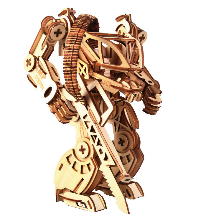 DIY 3D Assemble AMP Powersuit Wooden Puzzle Kit
