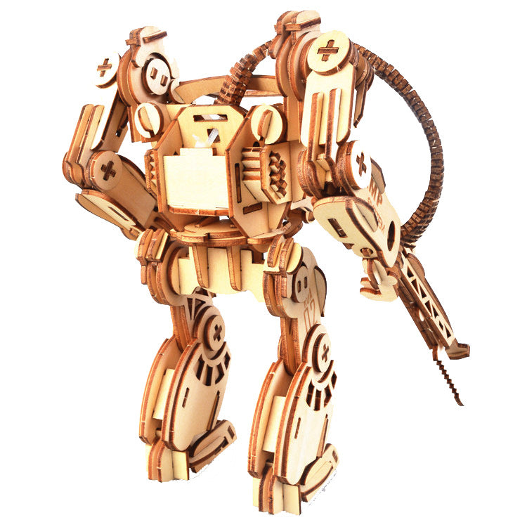 DIY 3D Assemble AMP Powersuit Wooden Puzzle Kit