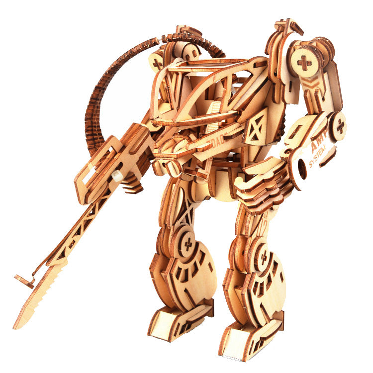 DIY 3D Assemble AMP Powersuit Wooden Puzzle Kit