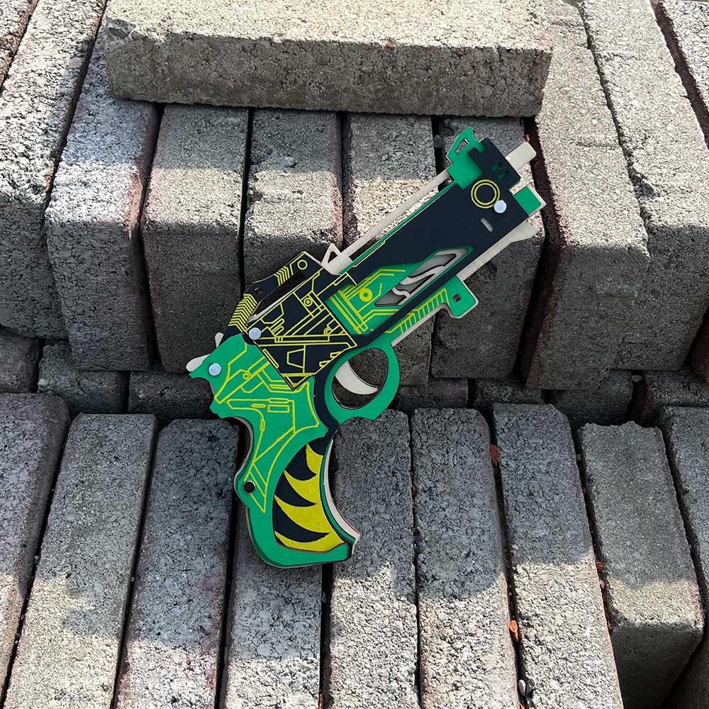 Hunting Gun 3D Rubber Band Gun Wooden Model Kit