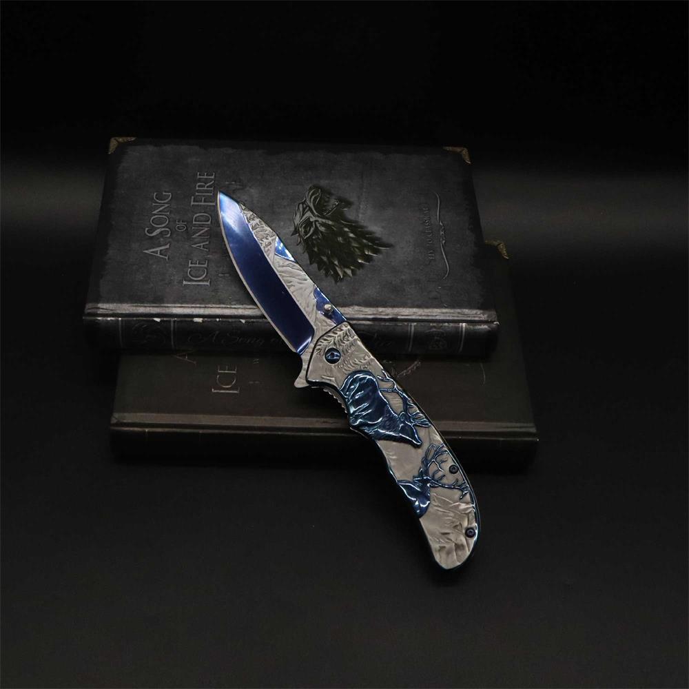 Fantastic Reindeer Folding Knife