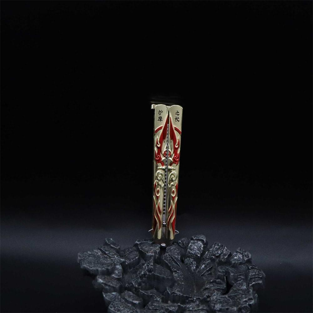 Staff of Homa Butterfly Knife Comb Trainer Replica