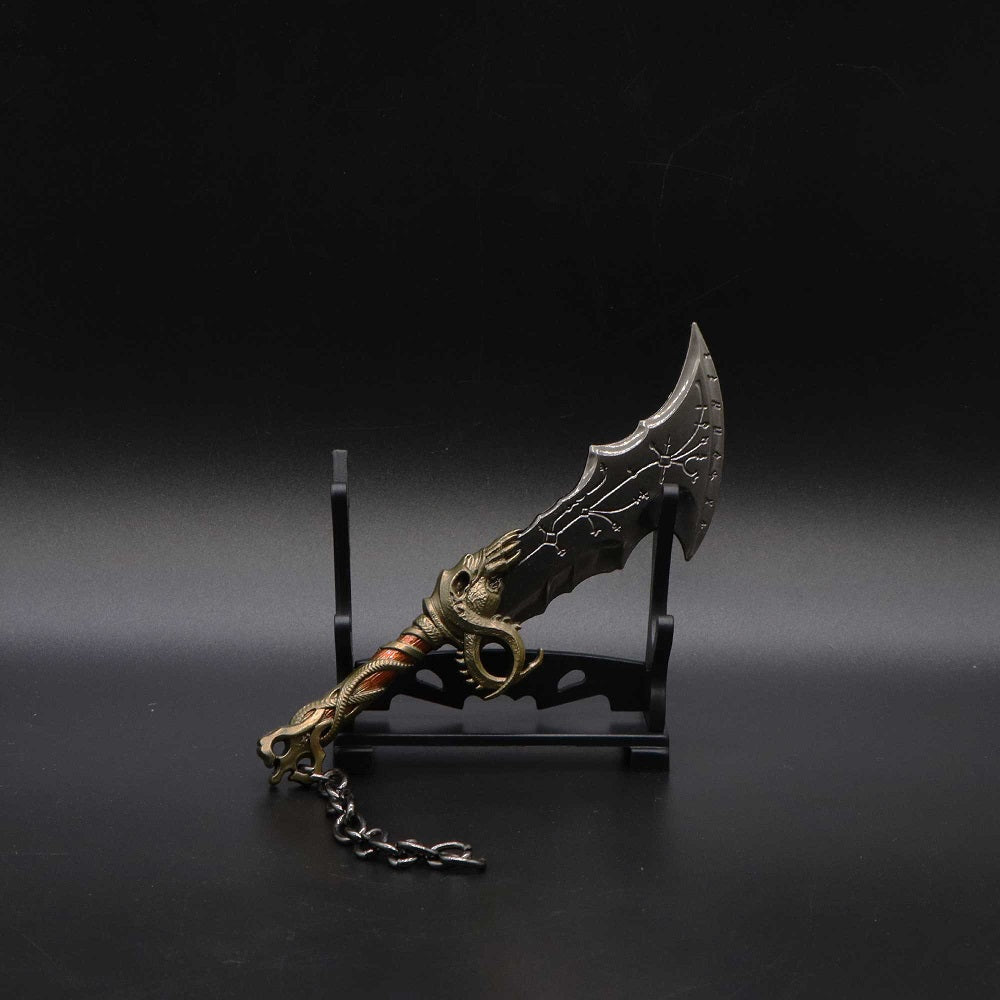 Kratos Blades of Chaos Game Sword Mini Backpack Pendant Metal