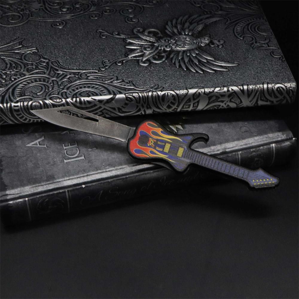 Guitar Folding Knife Tool