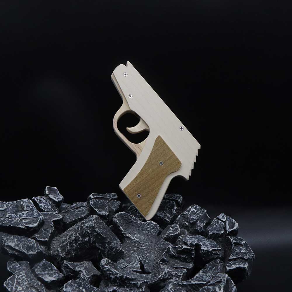 Makarovpistol Assembled Pistol Wooden Replica Rubber Band Gun