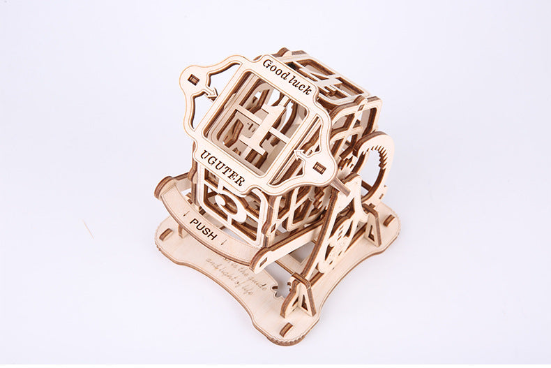3D Wooden Assembled Lucky Roulette Model Kit