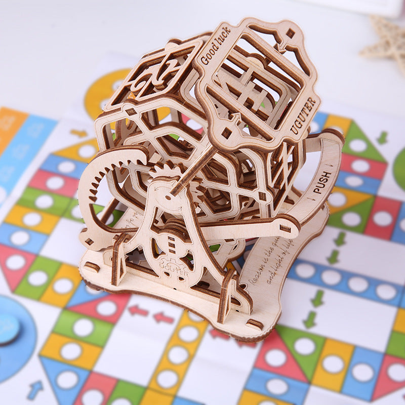 3D Wooden Assembled Lucky Roulette Model Kit
