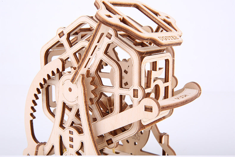 3D Wooden Assembled Lucky Roulette Model Kit