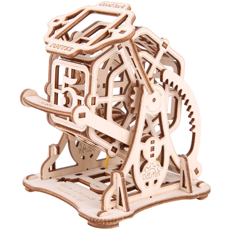 3D Wooden Assembled Lucky Roulette Model Kit