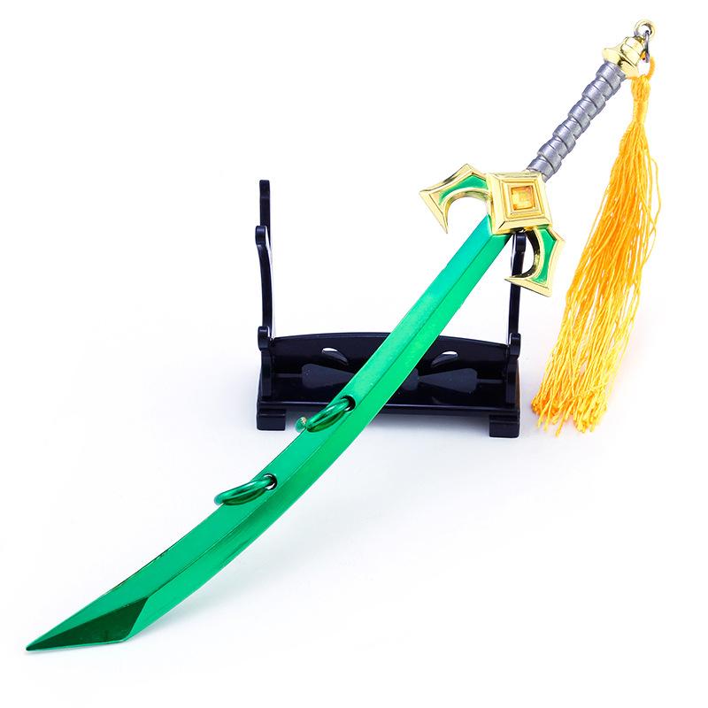 Master Yi Sword the Wuju Bladesman Blade Metal Model