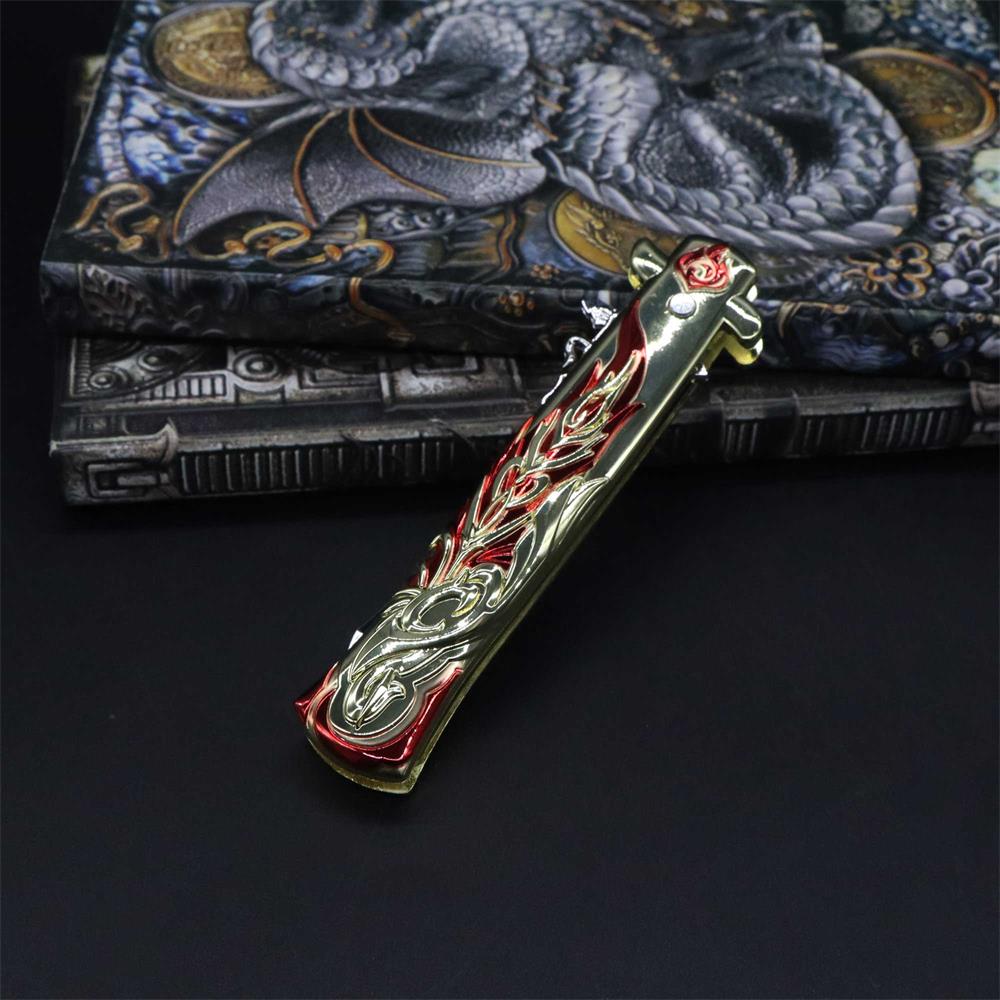 Staff of Homa Game Folding Knife Trainer Replica