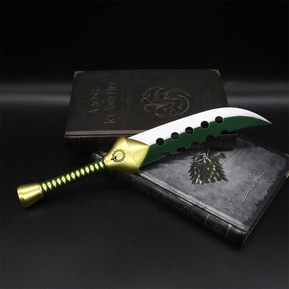 30CM Anime Blade Meliodas Lostvayne Cosplay Blunt Metal Model