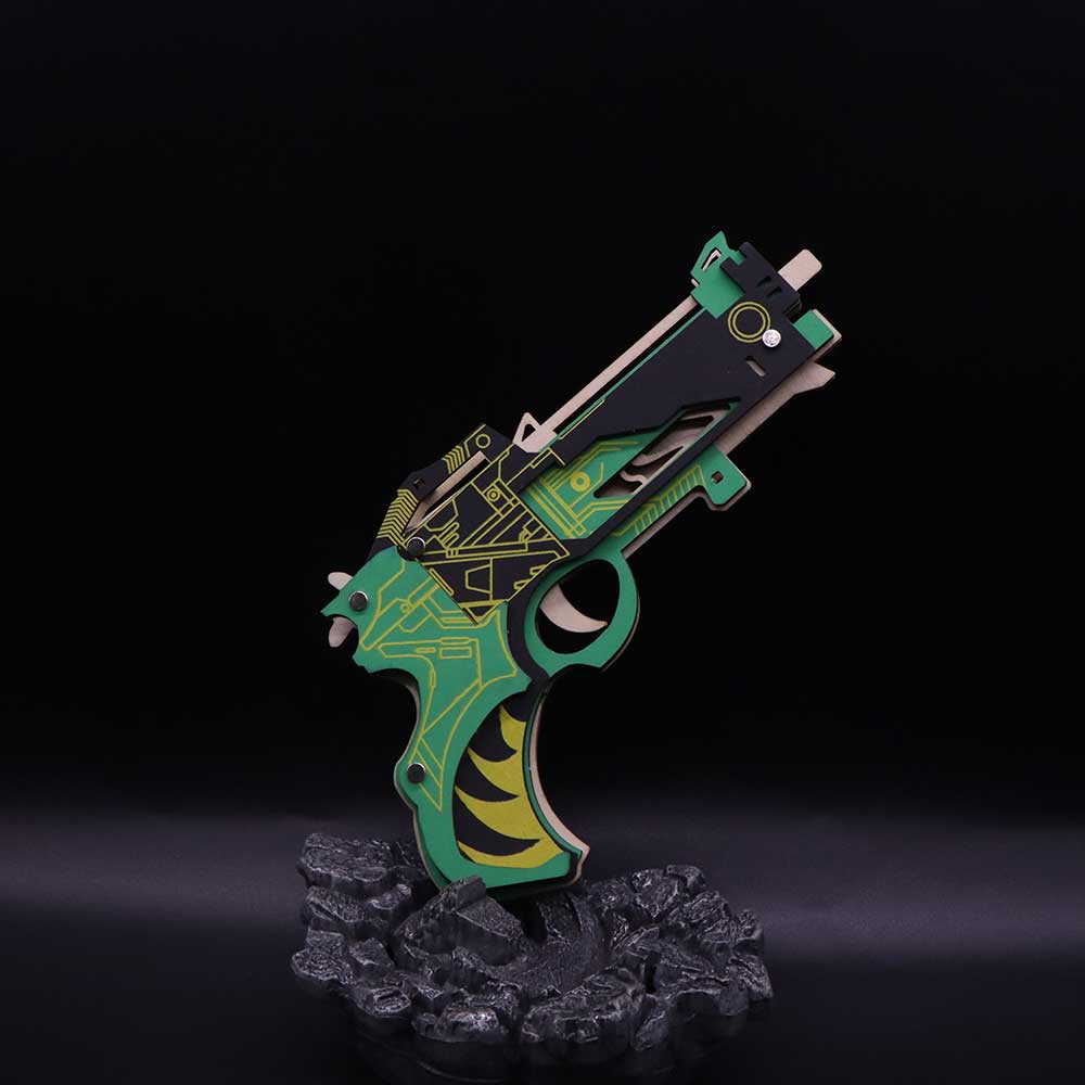 Hunting Gun 3D Rubber Band Gun Wooden Model Kit