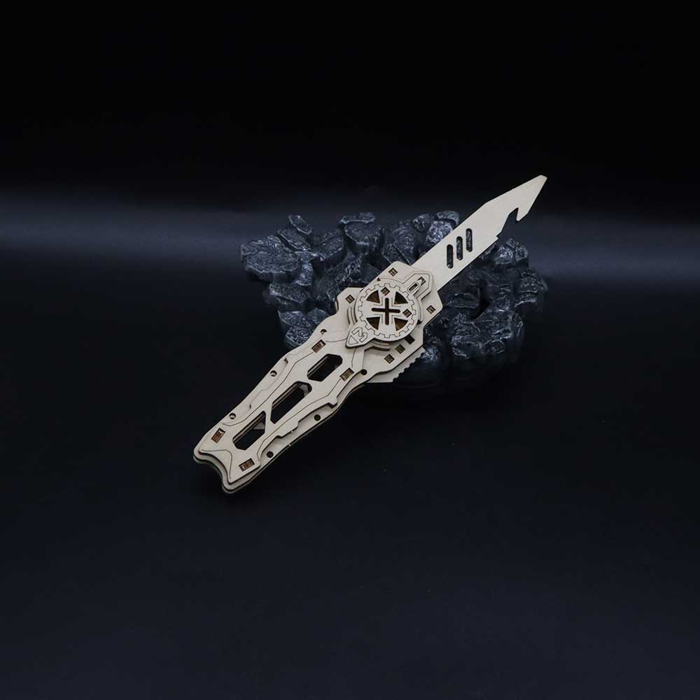 Wooden Switchblade Model Kit Wood knife