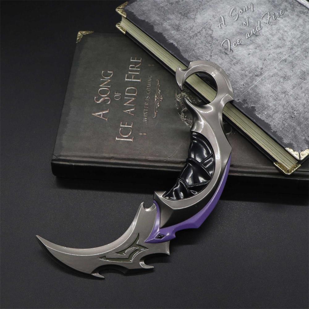 Reaver Karambit Metal Blunt Blade Trainer Cosplay Prop Game Replica