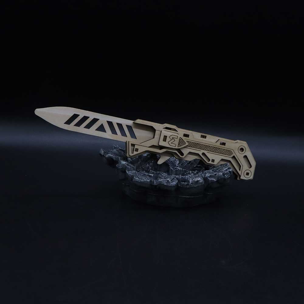 Wooden Ballistic Knife Model Kit 3D Puzzle