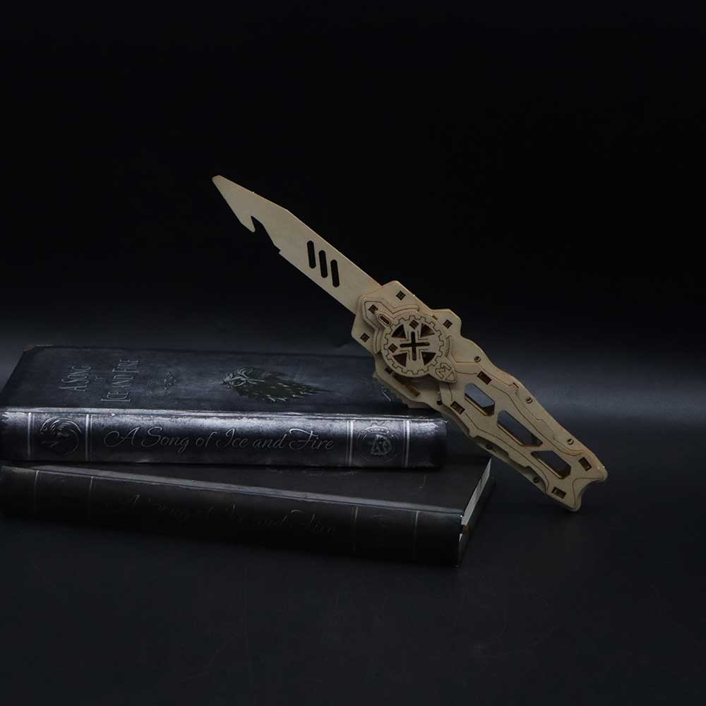 Wooden Switchblade Model Kit Wood knife