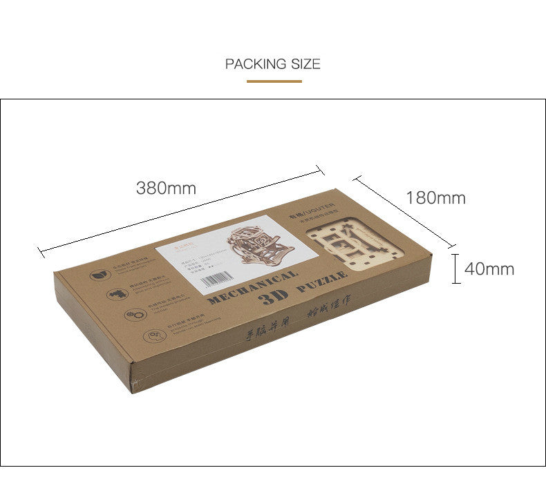 3D Wooden Assembled Lucky Roulette Model Kit
