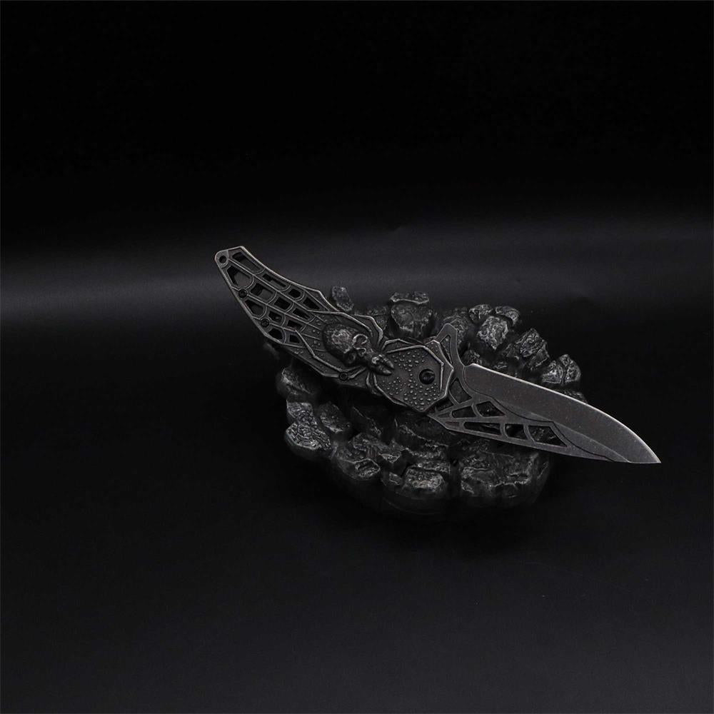 3D Skeleton Spider Folding Knife