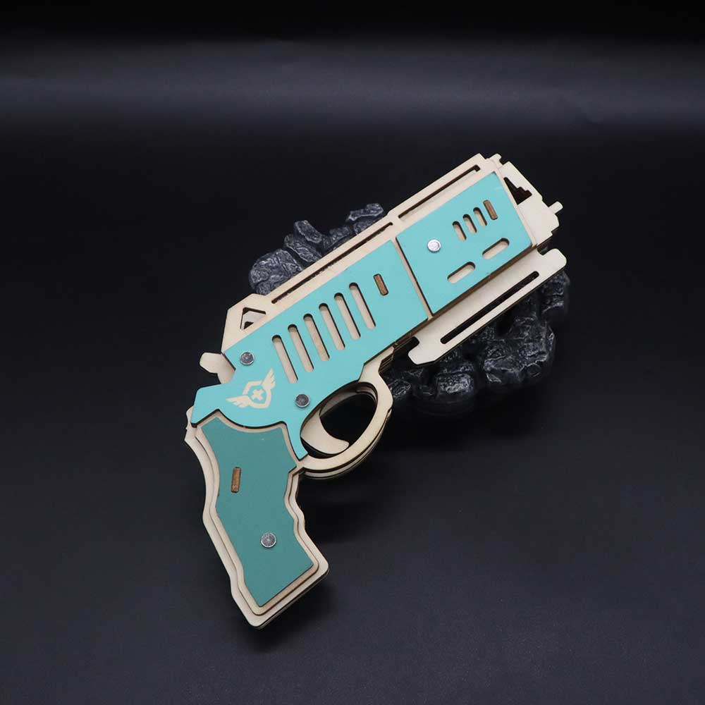Hunting Eagle 3D Wooden Rubber Band Gun Model Kit