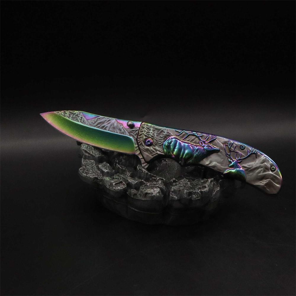 Fantastic Reindeer Folding Knife