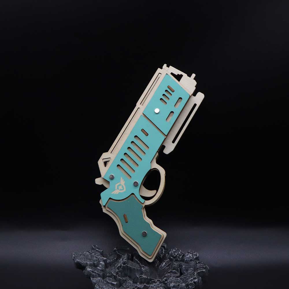Hunting Eagle 3D Wooden Rubber Band Gun Model Kit