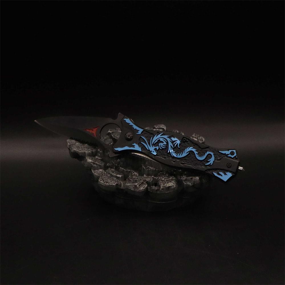 Dragon Totem Skeleton Folding Knife