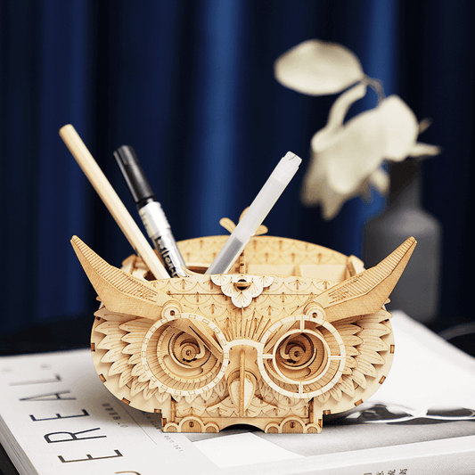3D Owl Storage Box Model Kit
