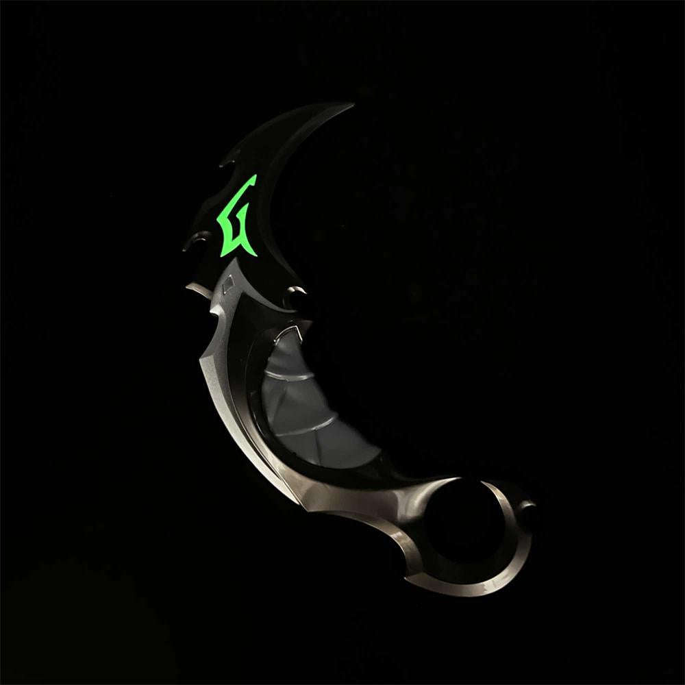 Reaver Karambit Metal Blunt Blade Trainer Cosplay Prop Game Replica