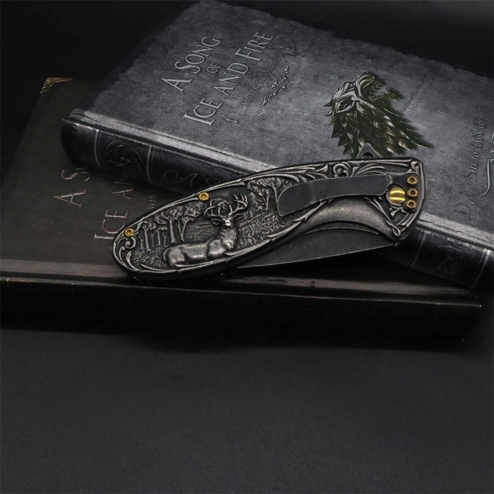 Reindeer Folding Knife