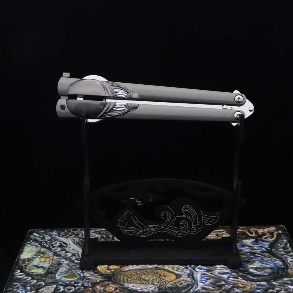 Metal Predator & Alien Balisong Bottle Opener