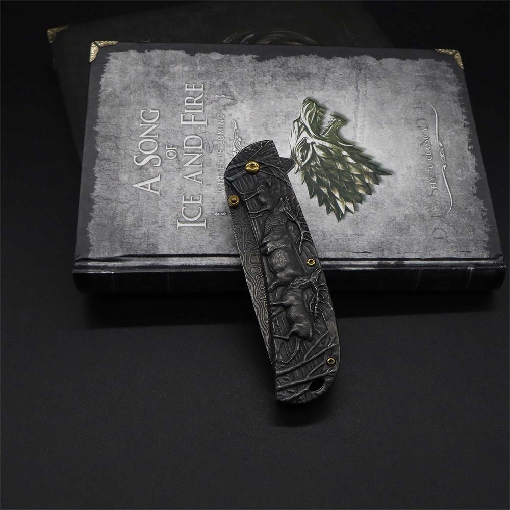 Fantastic Deer Family Folding Knife