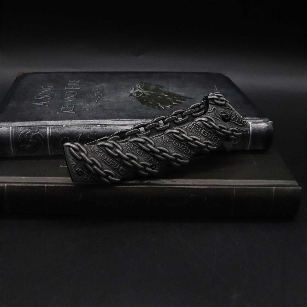 Cool Punk Knife Chain Folding Knife