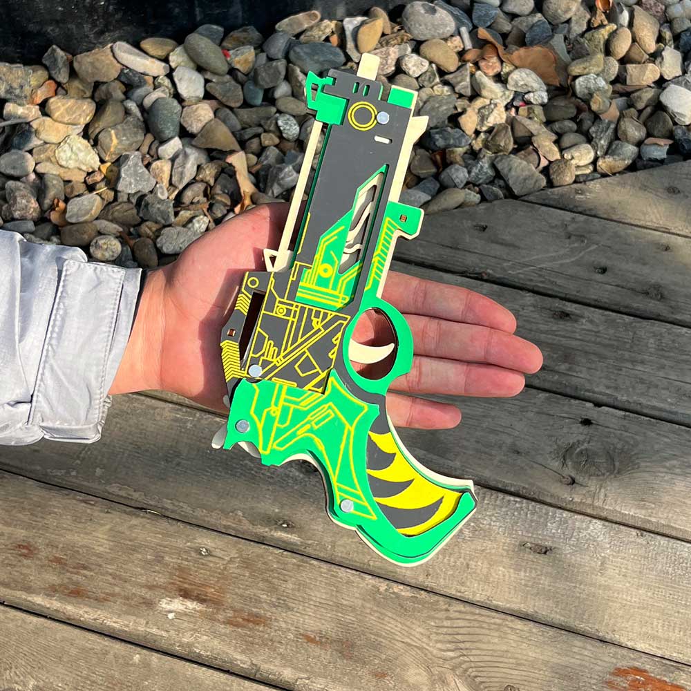 Hunting Gun 3D Rubber Band Gun Wooden Model Kit