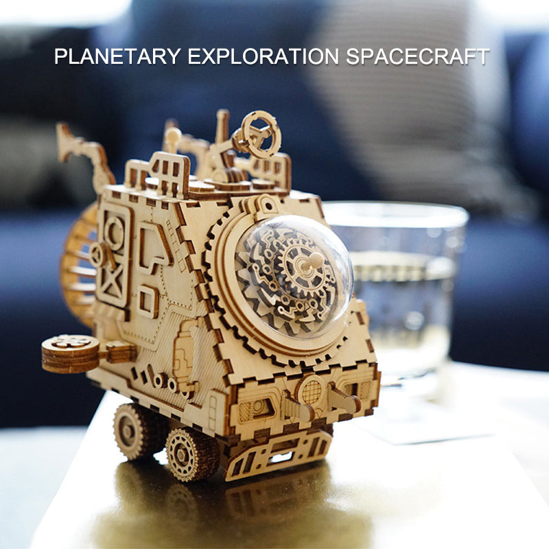 3D planet exploration spaceship puzzle