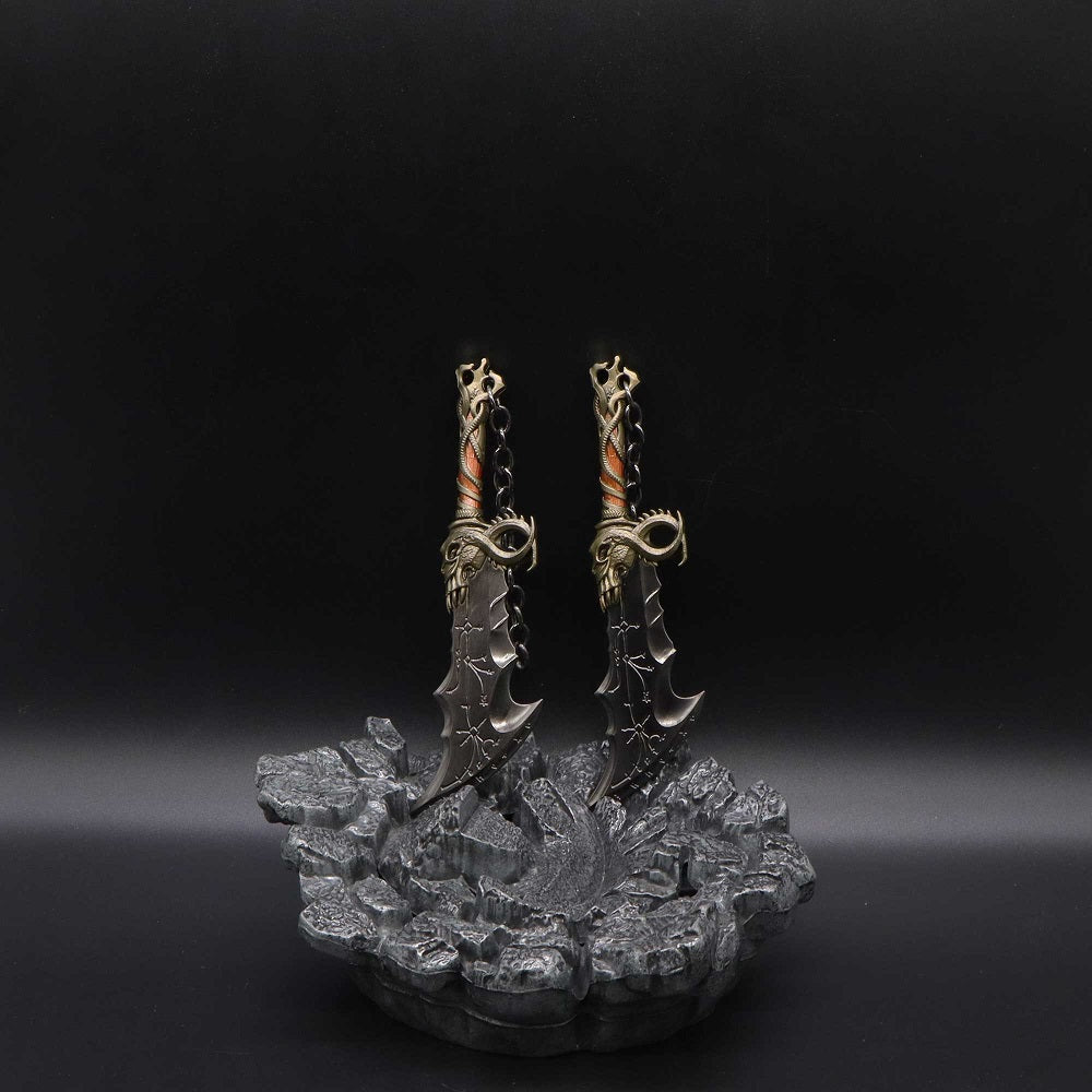 Kratos Blades of Chaos Game Sword Mini Backpack Pendant Metal