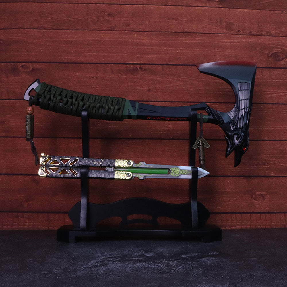 2-Layer Wooden Full-Size ACG Weapon Display Holder