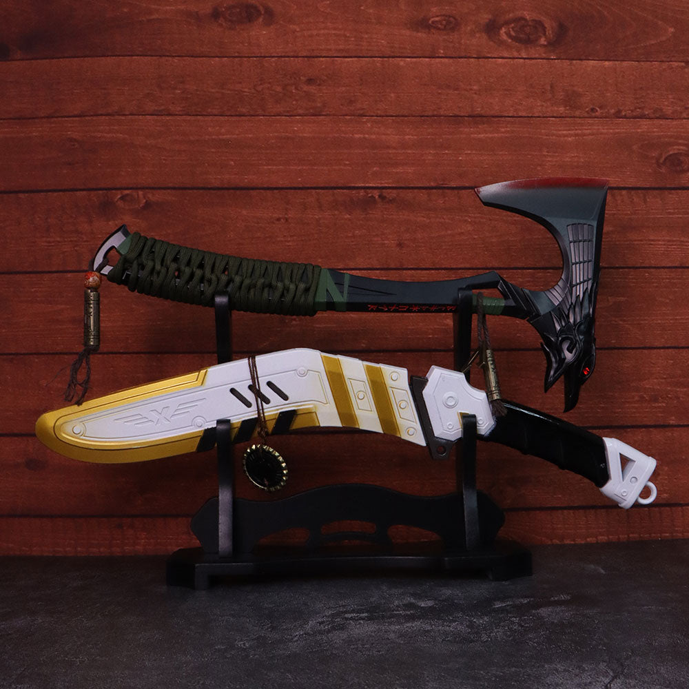 2-Layer Wooden Full-Size ACG Weapon Display Holder