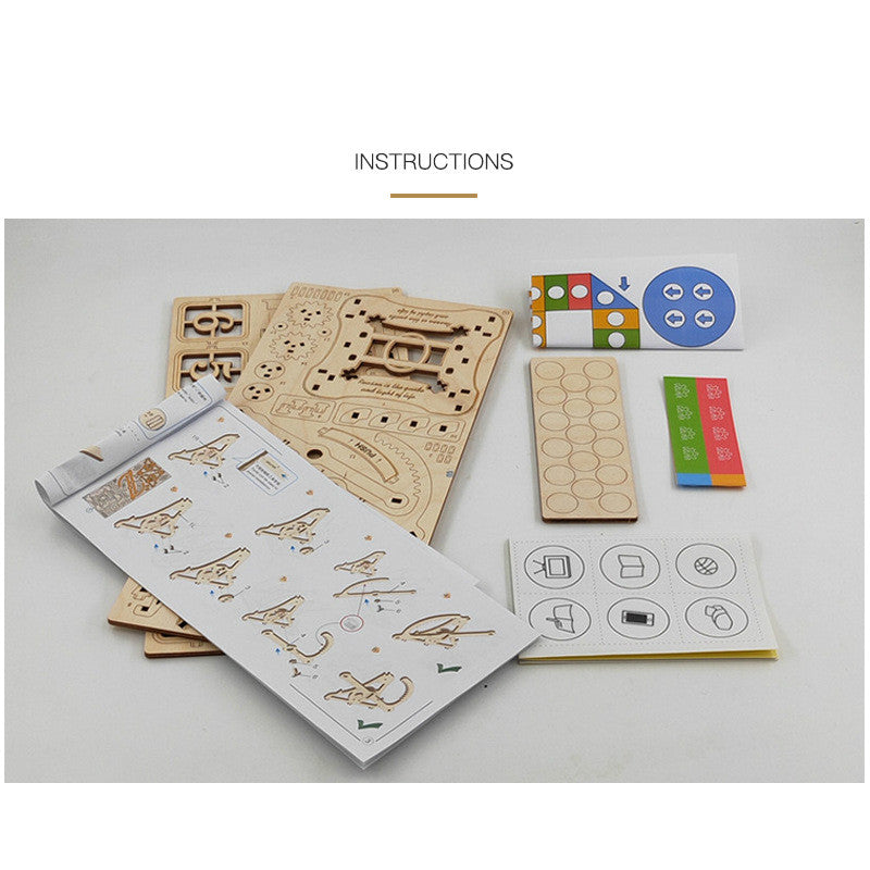3D Wooden Assembled Lucky Roulette Model Kit