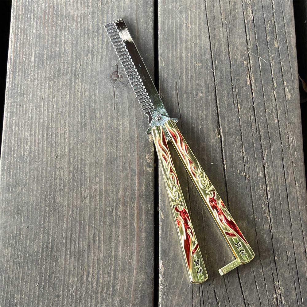 Staff of Homa Butterfly Knife Comb Trainer Replica