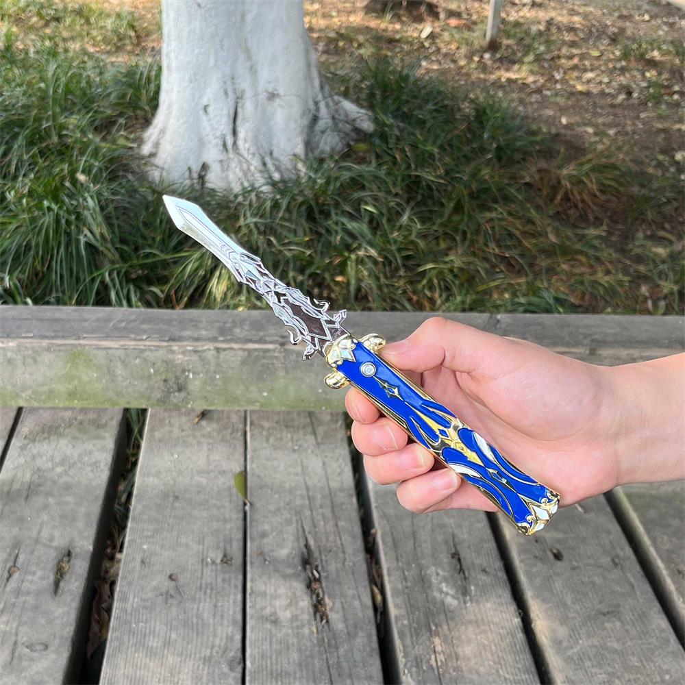 Game animation Blunt Sword Metal Display Model