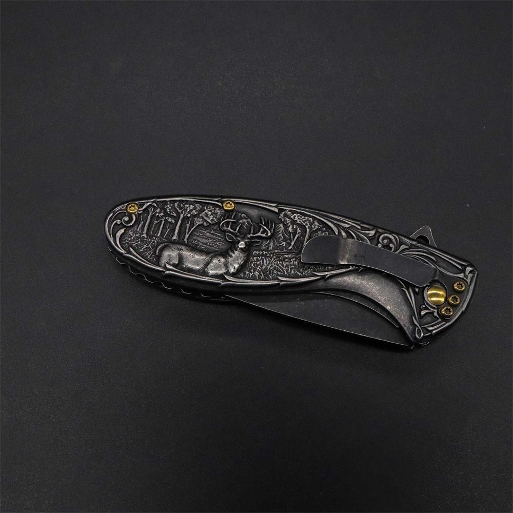 Reindeer Folding Knife